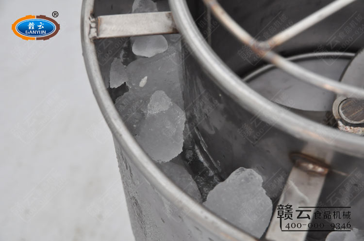 傳動28型不銹鋼雙桶肉丸打漿機(jī)外桶加冰水